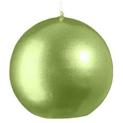Kopschitz Kerzen Kugelkerzen Metallic Matt Grün Ø 70 mm, 6 Stück