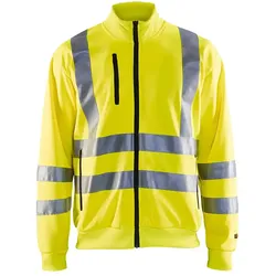 Warnschutz Sweatjacke "3358" - S - gelb