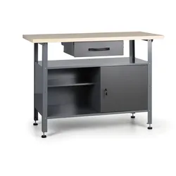 Werkbank G1, mit Schubladen und Schrank