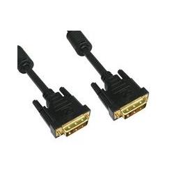 Cables Direct 1m Dvi D-Dual Link M-M Gold Conns (1 m) (CDL-DV201)