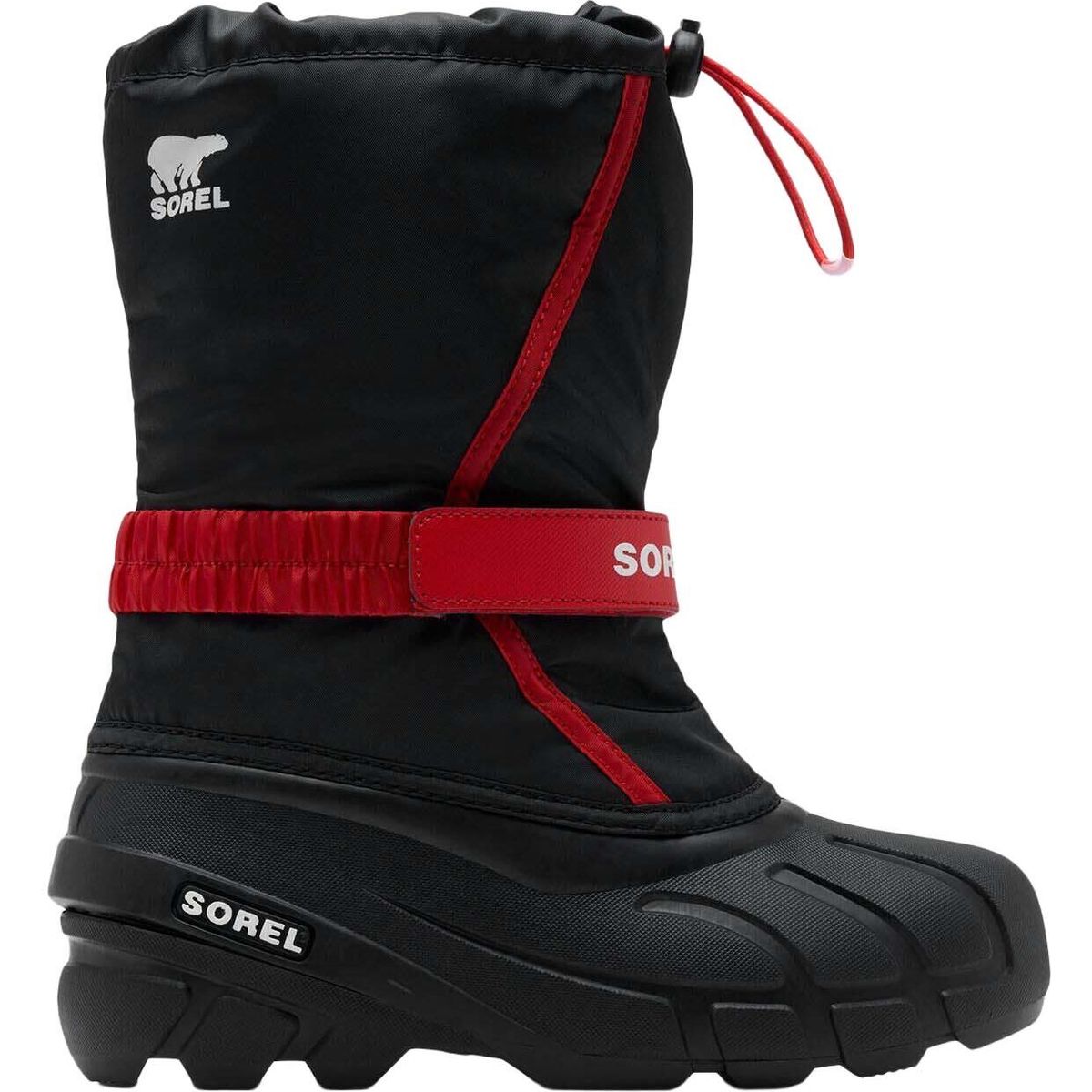 Sorel BIG Kids Flurry Boot black bright red (011) 39 217673-2176731-011-39