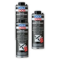 3x Unterbodenschutz LIQUI MOLY 6102 Wachsunterbodenschutz anthrazit/schwarz 1 Liter
