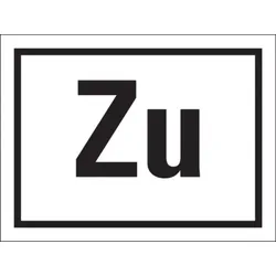 Hinweisschild, Zu, 30 x 40 mm, Folie - 40x30 mm Folie selbstklebend