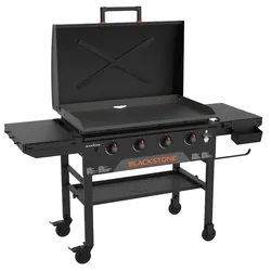 Blackstone 36” Omnivore Grillplatte mit Haube - 2 klappbaren Seitenablagen