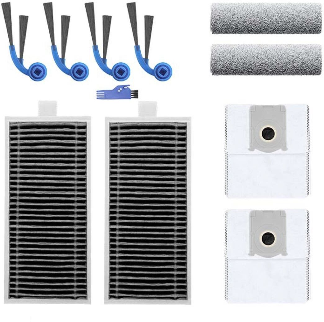 INF Ersatz-Set für Saugroboter kompatibel mit Ecovacs Deebot T80/T80 OMNI – Komplettbürsten, Filter & Mop-Set