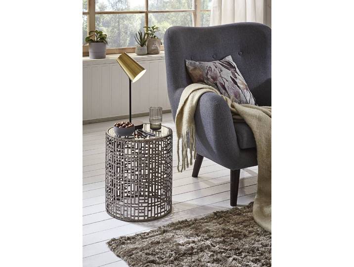 Bout de canapé Uvana I Ø 38cm Marron