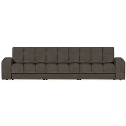 Sofa Date 3-Sitzer aus Webstoff, klassischer Stil, grau, komfortabel gepolstert, langlebiger Bezug