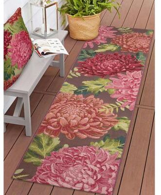Lush Decor Marina Mum Indoor/Outdoor Rug