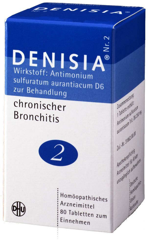 DHU Denisia 2 chronische Bronchitis Tabletten 80 St