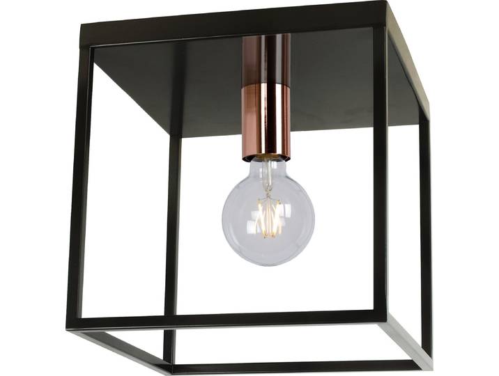 Lucide ARTHUR - Plafonnière (Plafondlamp) - 1xE27 - Zwart