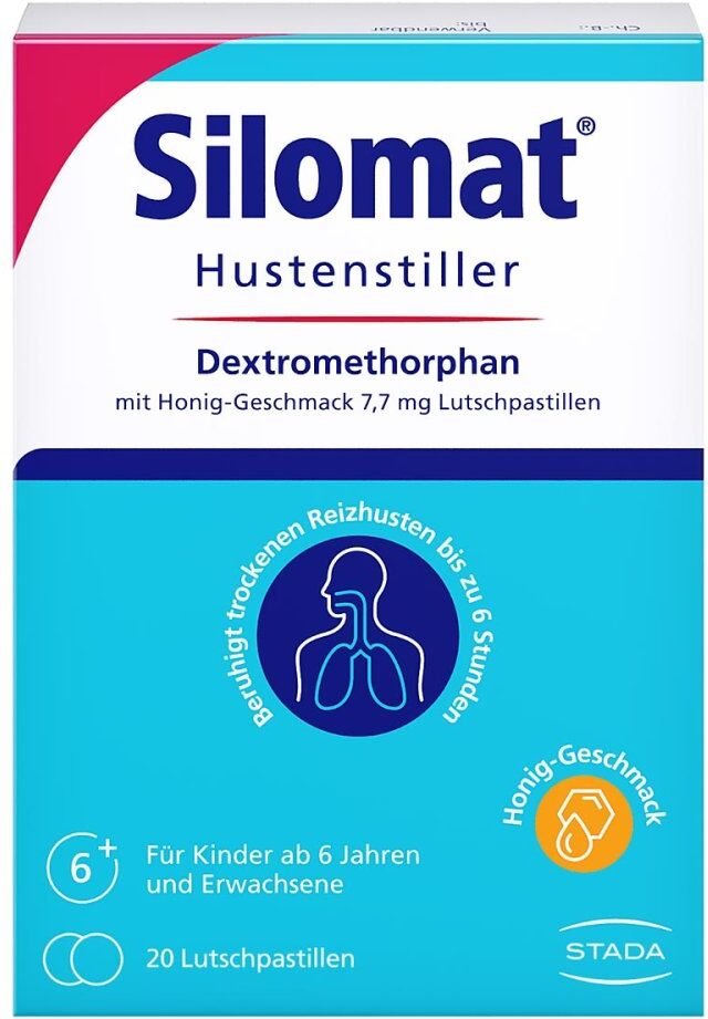 Silomat Hustenstiller DMP Honig-Geschmack Lutschpastillen