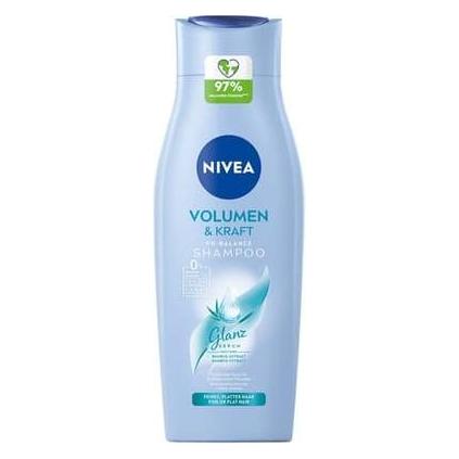Nivea Volumen & Kraft pH-Balance Shampoo mit Bambusextrakt 400ml (Flüssiges Shampoo, 400 ml) (81582)