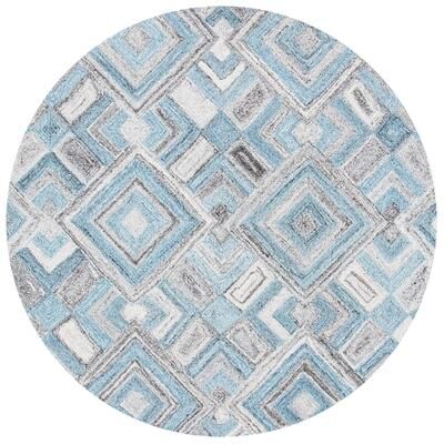 SAFAVIEH Handmade Abstract Kana Diamond Wool Rug