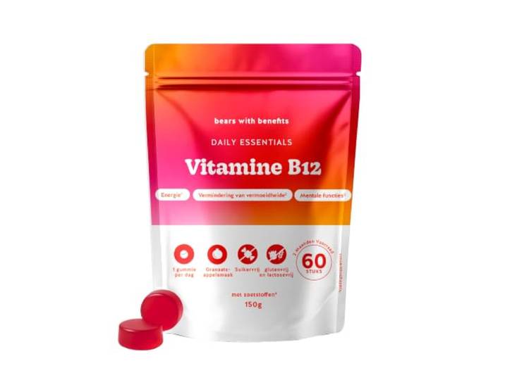 Bears with Benefits - Gummies Vitamine B12 400µg - Welzijn - 60 stuks