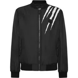 PLEIN SPORT Bomberjacke SCRATCH, Größe XXL in Schwarz 02