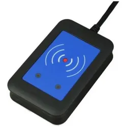 Elatec RFID Reader TWN4 Multi 125kHz inkl. Snap-in Holder und Klebepads, schwarz (USB), Speicherkartenlesegerät, Schwarz
