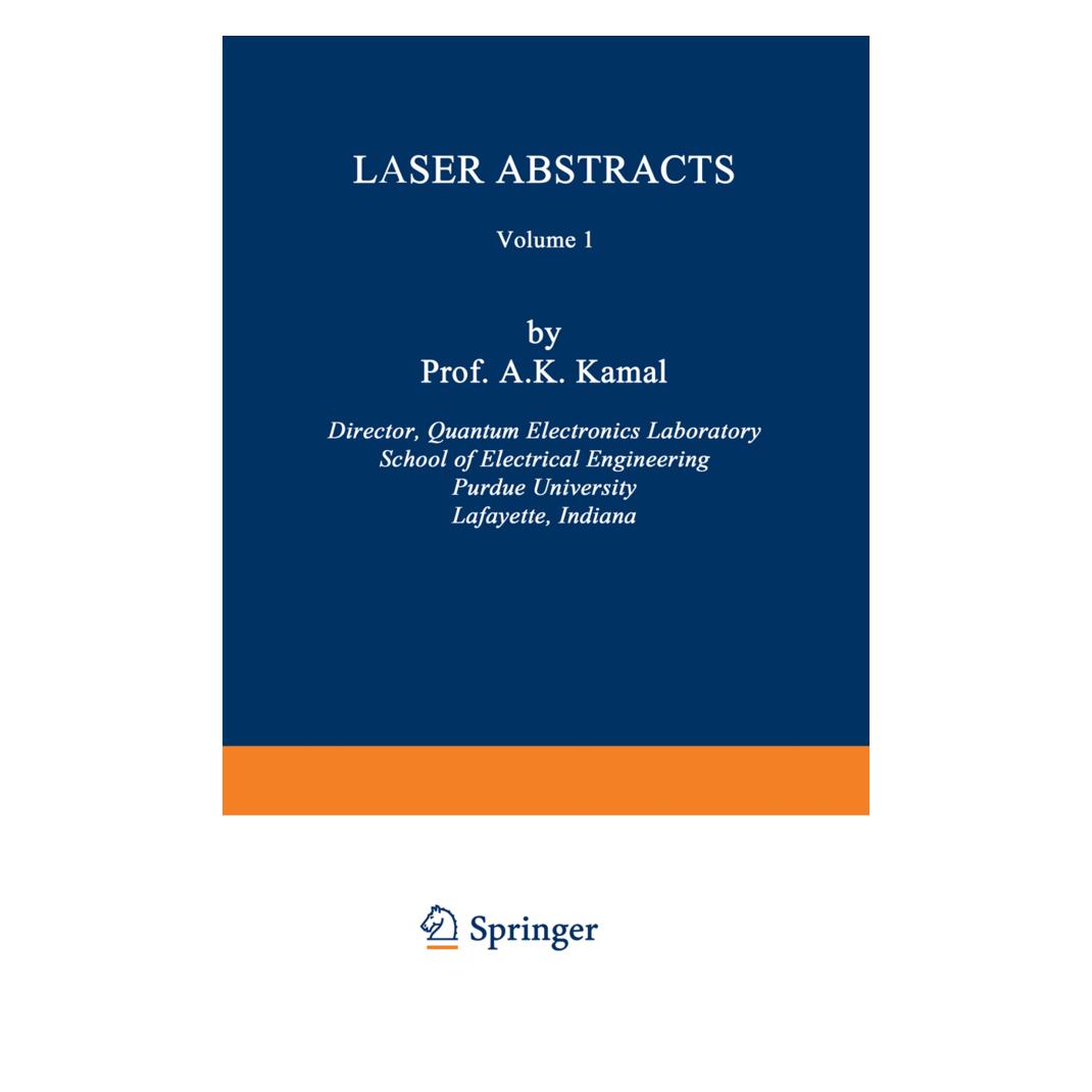 Springer Laser Abstracts (Englisch, Softcover, Ahmad K. Kamal) (55565653)