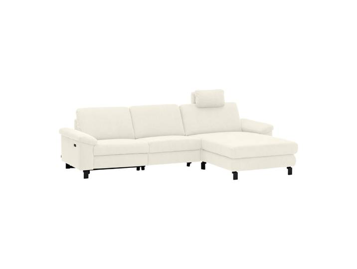 Ecksofa Classica Basic, Johann Jakob, weiss, Textil