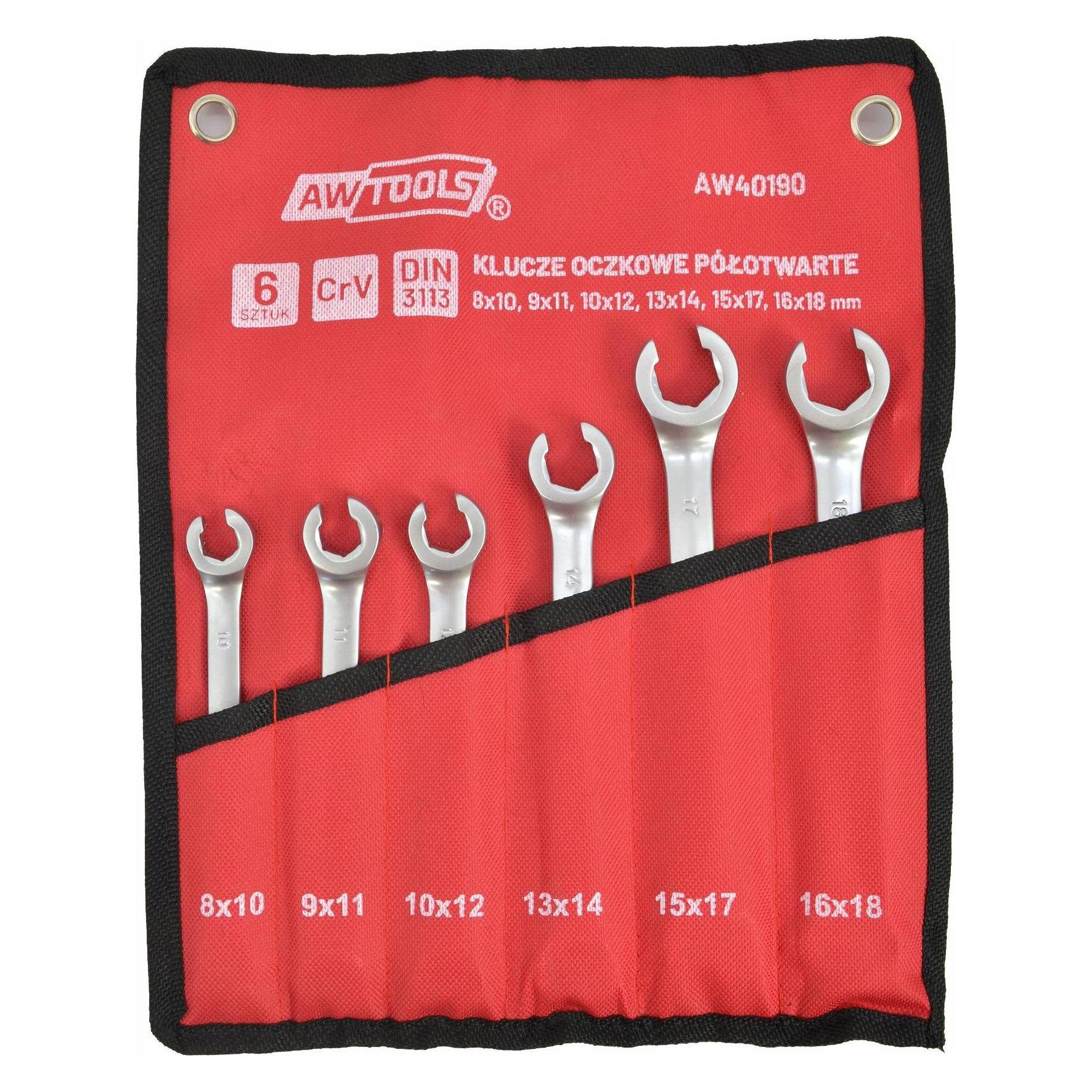 Awtools Satz Mit Halboffenen Offenen Schlüsseln, 6-Tlg. (47058792)