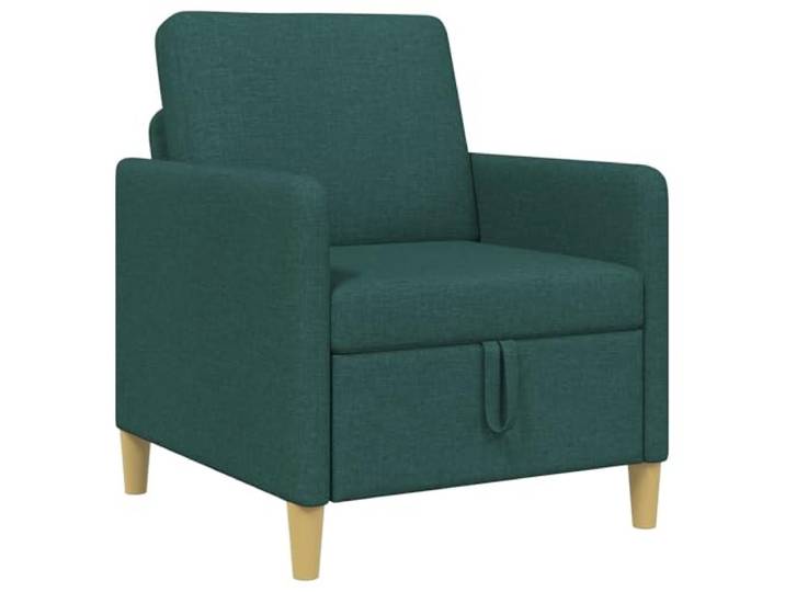 Coespram Sessel mit Stauraum 1-Sitzer Sofa Dunkelgrün 72x78x87cm Kompakter Einzelsessel mit Klappsitz für Wohnzimmer und Schlafzimmer, 110 kg Belastbarkeit, abnehmbarem Polsterbezug.