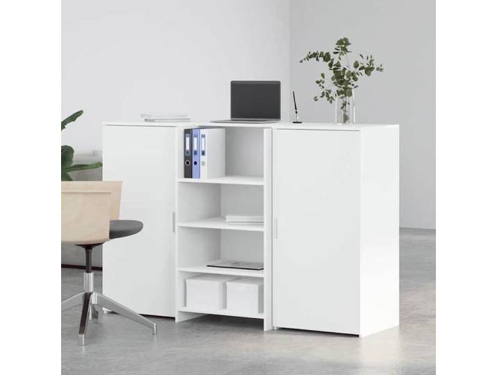 Bureau réception blanc 155x50x103 5 cm bois ingénierie bureau accueil design épuré grand