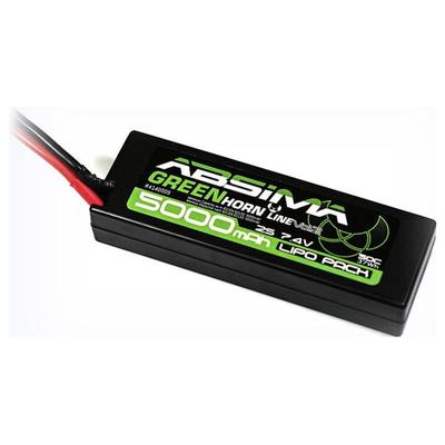 Absima Modellbau-Akkupack (LiPo) 7.4V 5000 mAh Zellen-Zahl: 2 50 C Box Hardcase T-Stecksystem