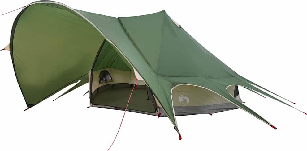 Teepee Zelt für 7 Personen 7 Personen Grün und Grau