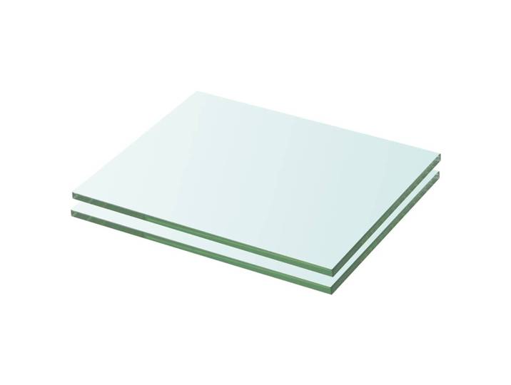 vidaXL Regalböden 2 Stk. Glas Transparent 20x20 cm