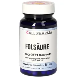 Folsäure 1 mg GPH Kapseln 60 St