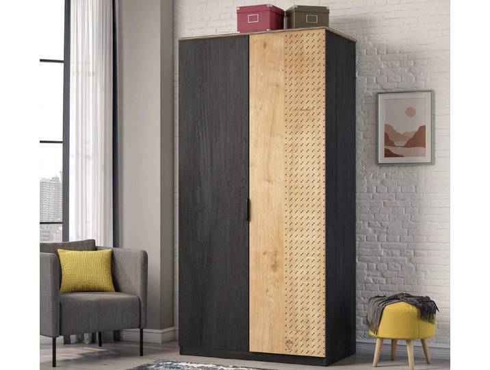 Möbel-Zeit Kleiderschrank BLACK, 2-trg.