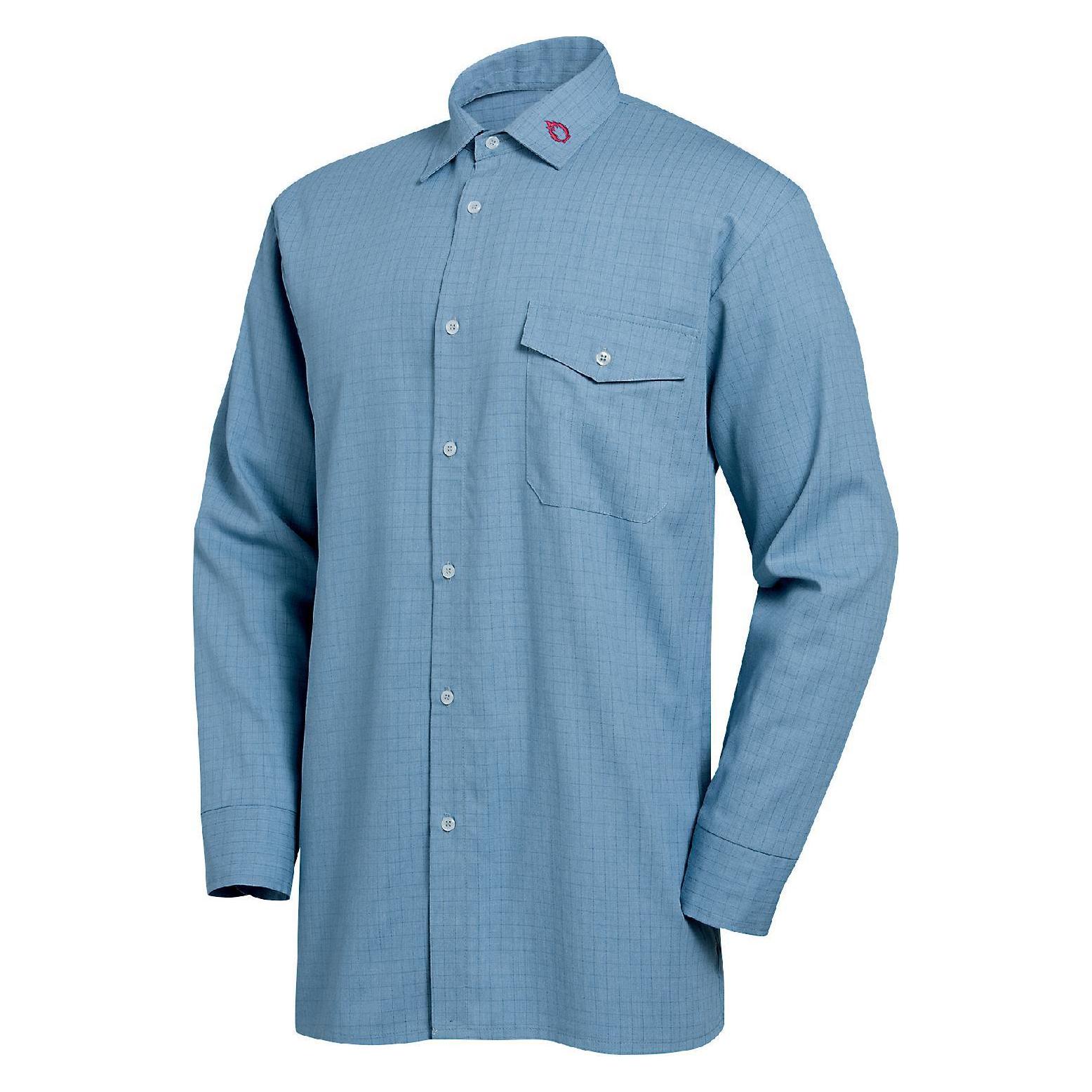 Uvex Langarmhemd multifunction blau 43, 44 (43, 44) (8968744)