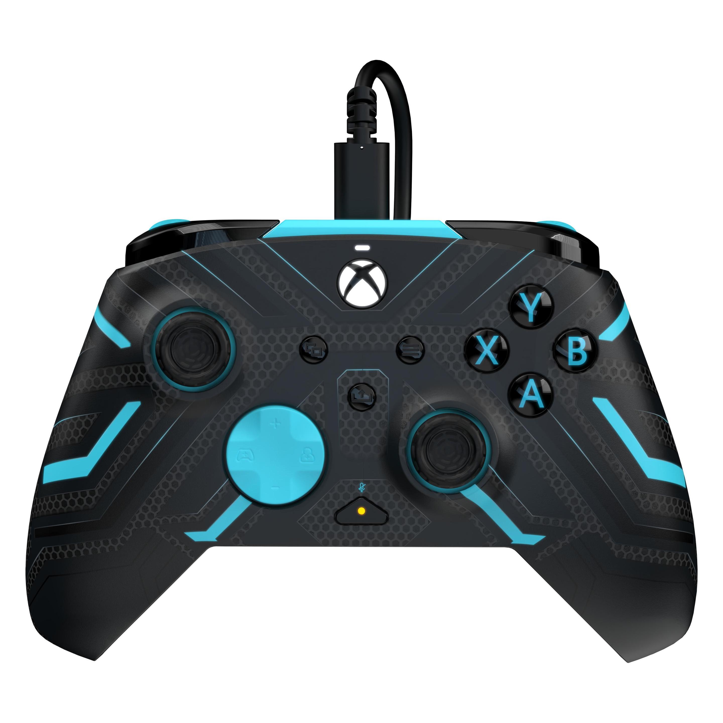 PDP Controller kabelgb. Rematch Titan Steel GlowinDark XboxX (Xbox Series X) (049-023-TTST)