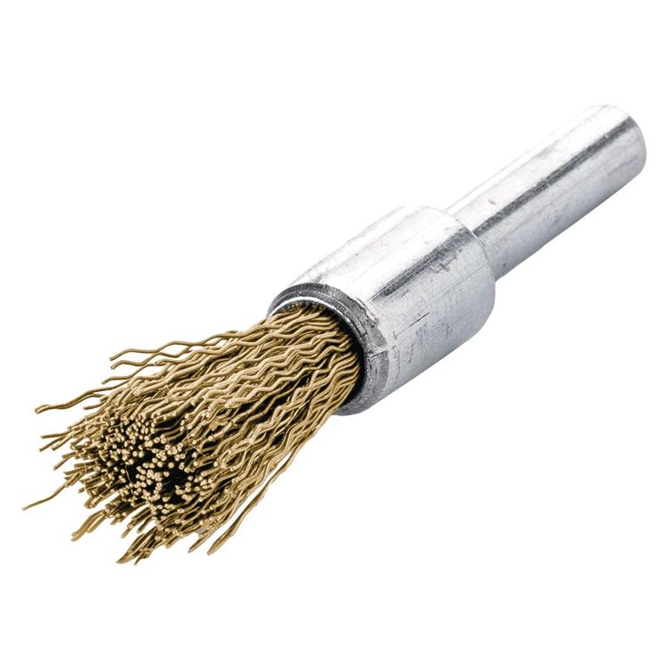 Lessmann Rundbürste Ø 23 mm Drahtstärke 0,20 mm Messing gewellt 18000 min-¹ (453541)