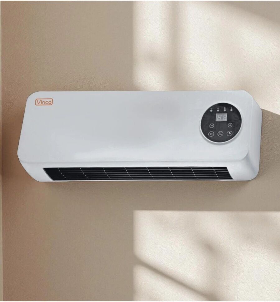 Vinco TERMOCONVETTORE DA PARETE 2000W DISPLAY LED/TELCOM