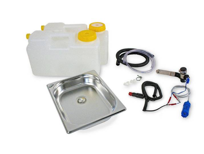 ad-ideen Waschbecken 12V Miniküche Campingküche Bausatz 325x265x65mm Barwig Aktion