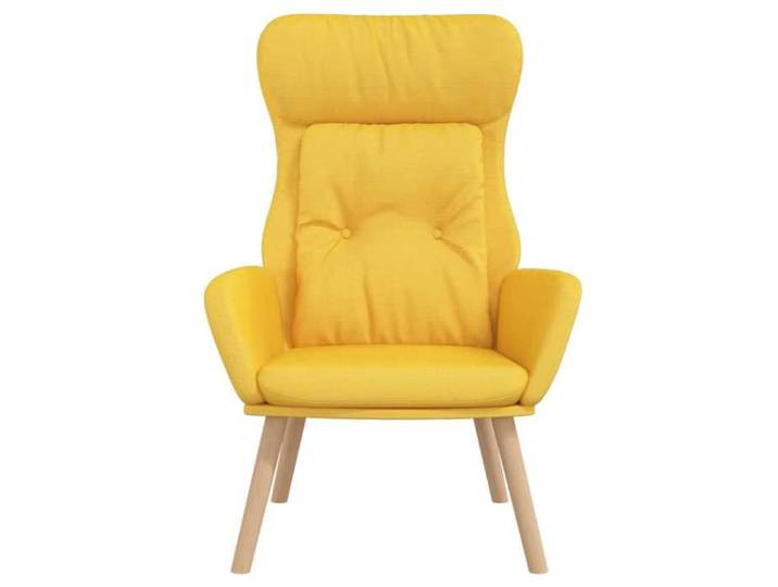 Fauteuil relax - CLOUD - contemporain - Jaune moutarde Tissu S239