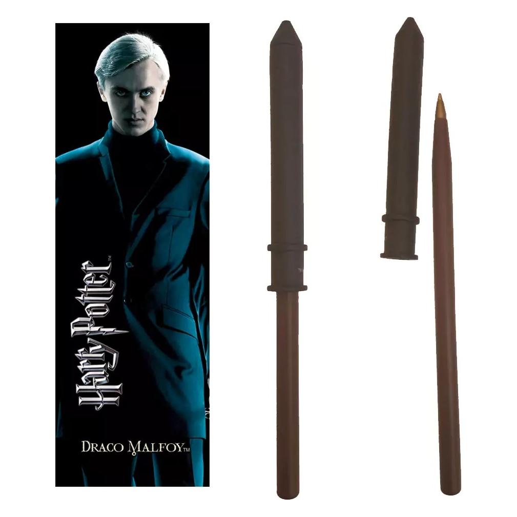 Noble Collection Harry Potter: Draco Malfoy Wand Pen and Bookmark (36134387)