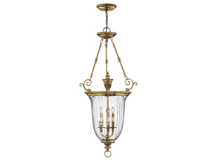 Elstead Lighting Hängeleuchte, Messingfarben, Metall, 124 cm, RoHS, Lampen & Leuchten, Innenbeleuchtung, Hängelampen, Pendelleuchte