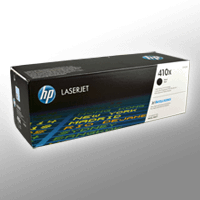HP Toner CF410X 410X schwarz