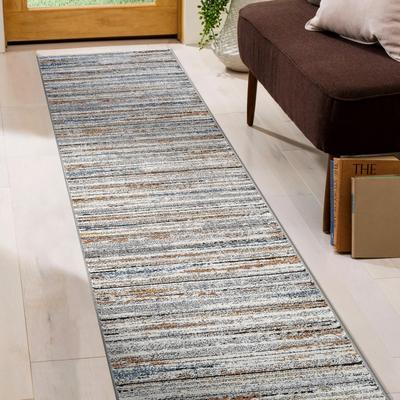 World Rug Gallery Multi-Tonal Striped Area Rug