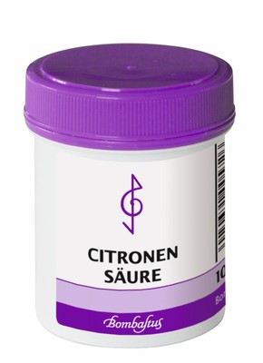 Bombastus-Werke AG CITRONENSÄURE 100 g 07714004