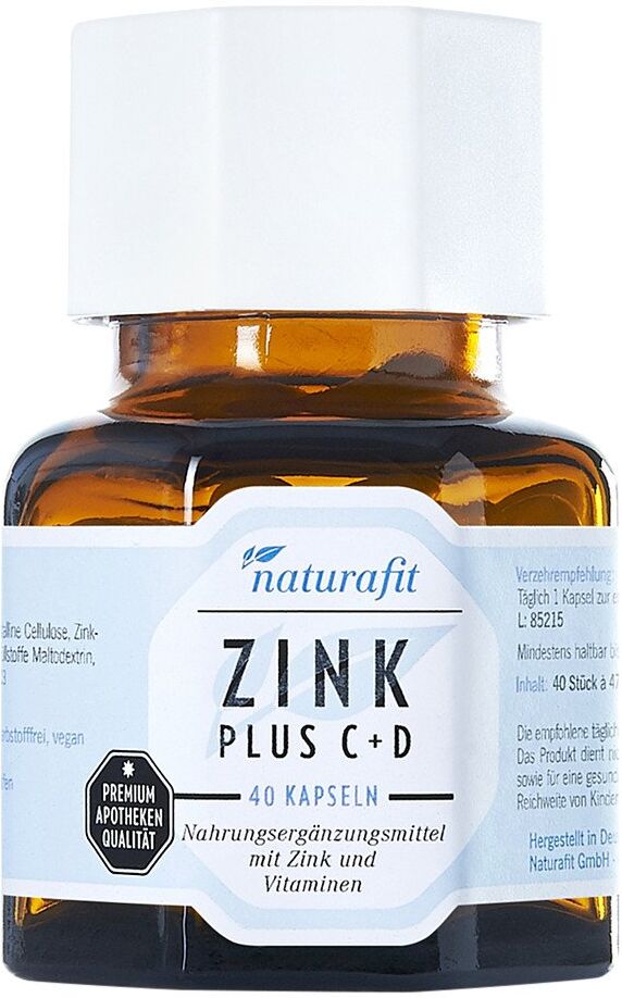 Naturafit Zink Plus C + D Kapseln