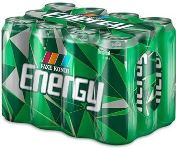Faxe Kondi Energy Booster Original 12 x 0,5 L - 12 x 0,5 L
