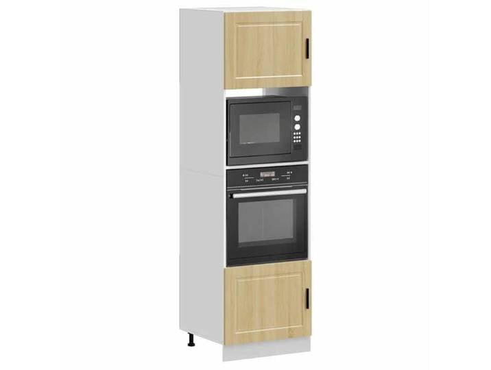 Armoires de four 2 pcs - STAR - Meuble à four - Lu Armoires de four 2 pcs Porto chêne sonoma - bois d'ingénierie 54428