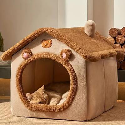 Uplifted Finds Foldable Pet House Removable Washable Cat House Puppy Cave Sofa Pet Bed House For Small Dogs And Cats m