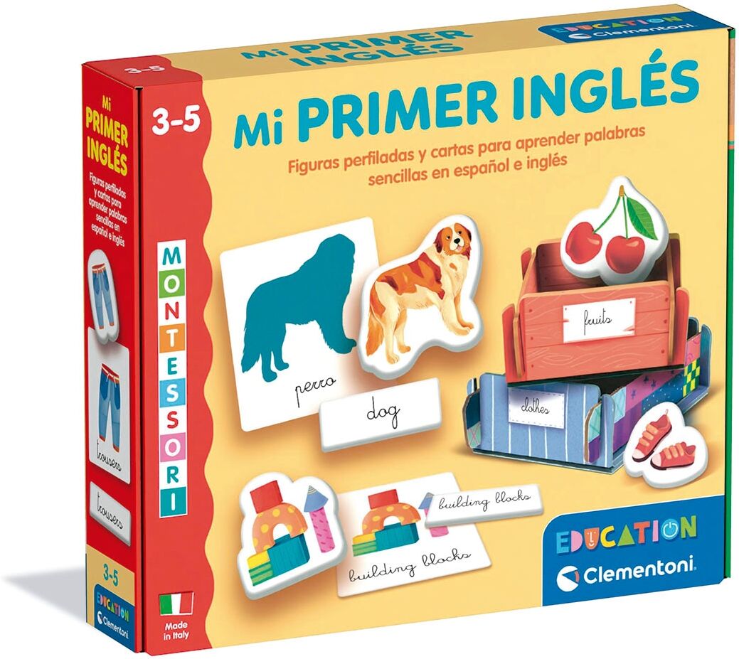 Clementoni Juguete infantil Mi primer Inglés Montessori .