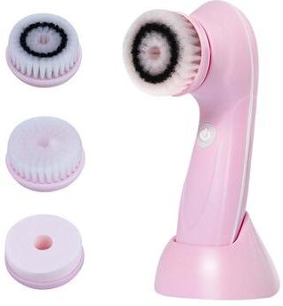 Inspired Deals 3 in 1 USB Charging Facial Cleansing Brush For Deep Pore & Blackhead Removal pink