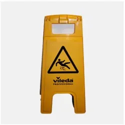 Vileda, Sicherheitskennzeichnung, Warnschild Rutschgefahr - 1 Stück