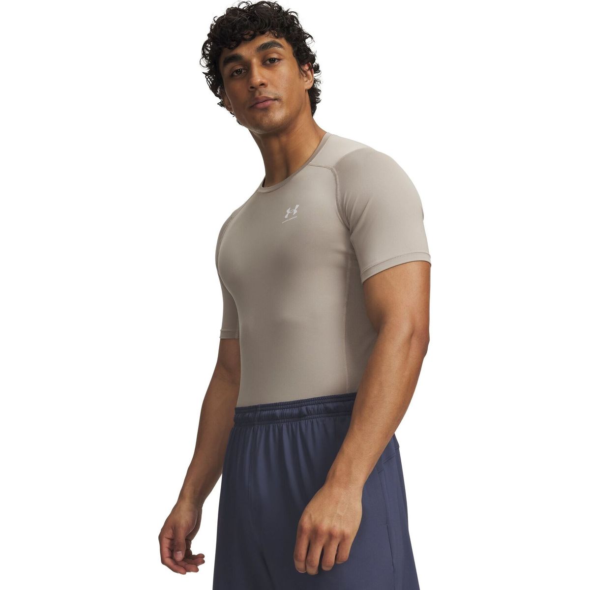 Under Armour HG Armour Comp SS brown white (203) M 1361518-203-MD