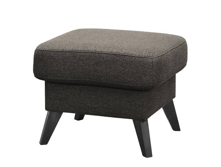 Polsterhocker Helper 57 x 47 x 57cm Braun/Braun Webstoff Cavo: Braun